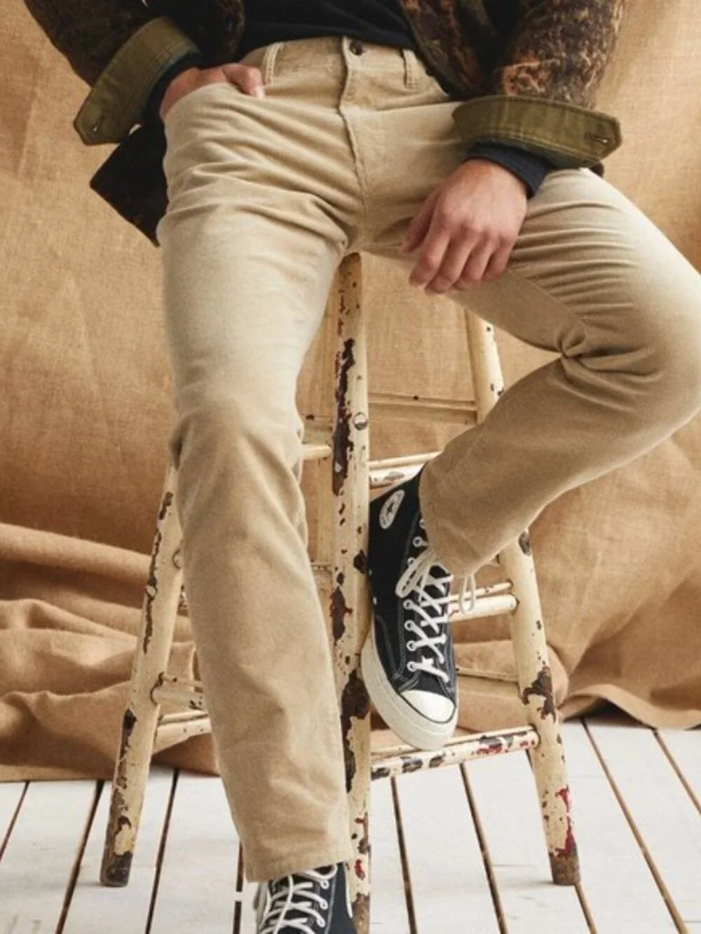 TODD SNYDER 5-Pocket Italian Corduroy Pants